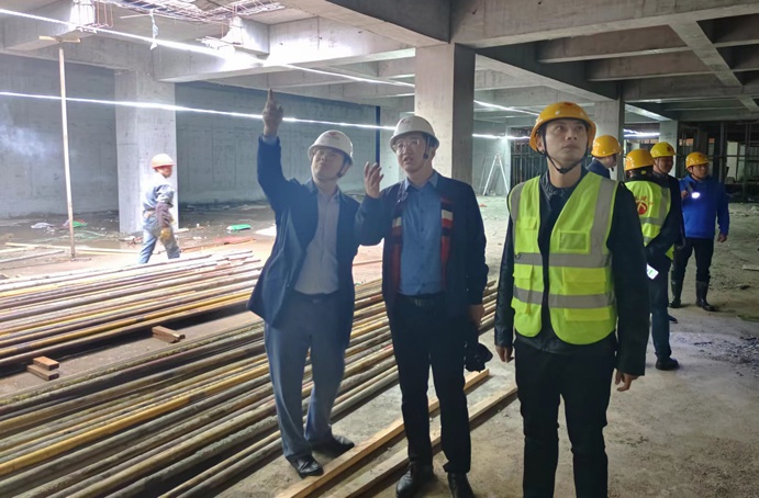 黨委副書記、總經理王海龍深入唐人科技產業(yè)園項目檢查指導